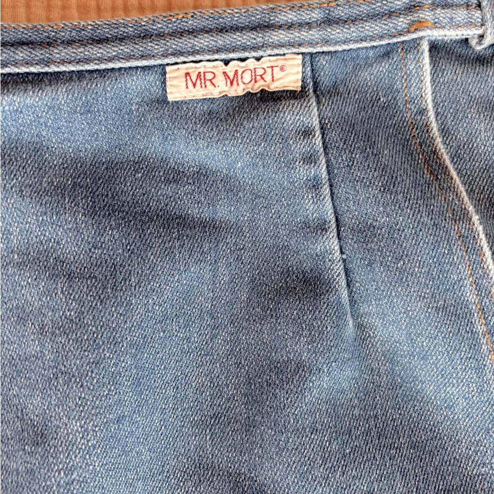 Vintage 70’s Union Made Denim Wrap Skirt - Picture 4 of 9